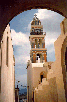 Church tower, Santorini Island, Greece