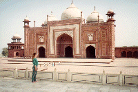 One of the sandstone mosques