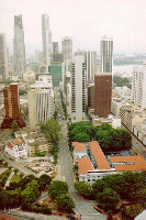 Singapore from 36 stories up